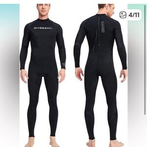 Dive & Sail UPF 50+ Men's Black Full Body Dive Skin